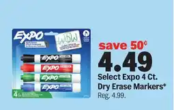 Meijer Select Expo 4 Ct. Dry Erase Markers offer