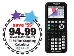 Meijer Texas Instruments TI-84 Plus Graphing Calculator offer
