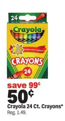 Meijer Crayola 24 Ct. Crayons offer