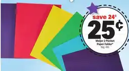 Meijer Meijer 2 Pocket Paper Folder offer