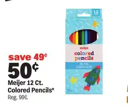 Meijer Meijer 12 Ct. Colored Pencils offer