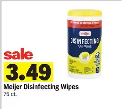 Meijer Meijer Disinfecting Wipes offer