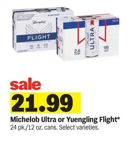Meijer Michelob Ultra or Yuengling Flight offer