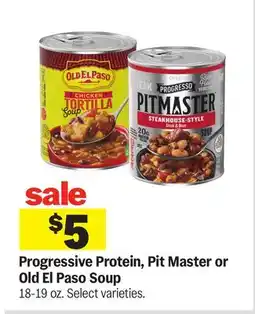 Meijer Progressive Protein, Pit Master or Old El Paso Soup offer