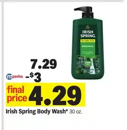 Meijer Irish Spring Body Wash offer
