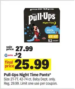 Meijer Pull-Ups Night Time Pants offer
