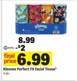 Meijer Kleenex Perfect Fit Facial Tissue offer