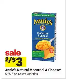 Meijer Annie's Natural Macaroni & Cheese offer