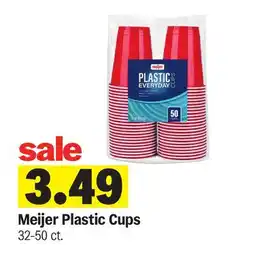 Meijer Meijer Plastic Cups offer