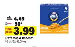 Meijer Kraft Mac & Cheese offer