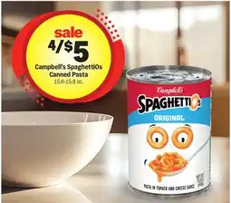 Meijer Campbell's SpaghettiOs Canned Pasta offer