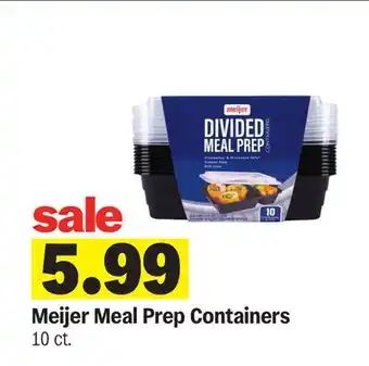 Meijer Meijer Meal Prep Containers offer