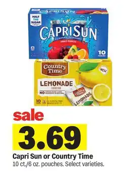 Meijer Capri Sun or Country Time offer