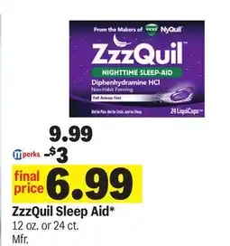 Meijer ZzzQuil Sleep Aid offer