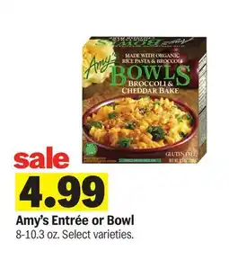 Meijer Amy's Entrée or Bowl offer