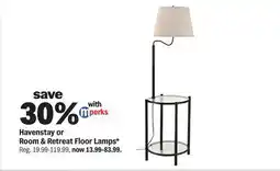 Meijer Havenstay or Room & Retreat Floor Lamps offer