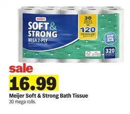 Meijer Meijer Soft & Strong Bath Tissue offer