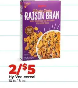 Hy-Vee Hy-Vee cereal offer