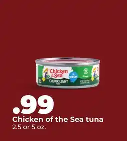 Hy-Vee Chicken of the Sea tuna offer