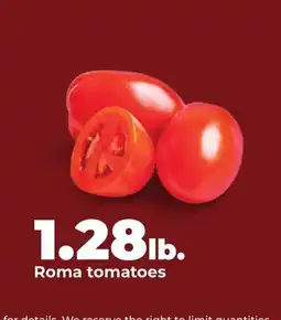 Hy-Vee Roma tomatoes offer