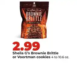 Hy-Vee Sheila G's Brownie Brittle or Voortman cookies offer