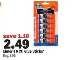 Meijer Elmer's 6 Ct. Glue Sticks offer