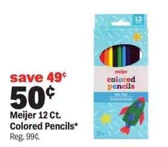 Meijer colored pencils