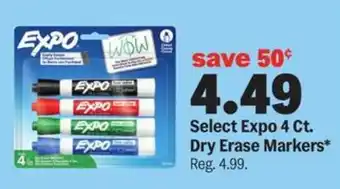 Meijer Select Expo 4 Ct. Dry Erase Markers offer