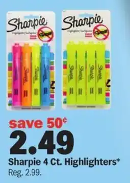 Meijer Sharpie 4 Ct. Highlighters offer