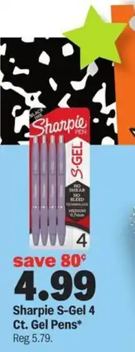 Meijer Sharpie S-Gel 4 Ct. Gel Pens offer