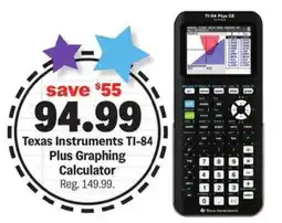 Meijer Texas Instruments TI-84 Plus Graphing Calculator offer