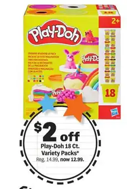 Meijer Play-Doh 18 Ct. Variety Packs offer