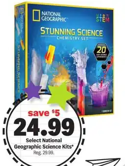 Meijer National Geographic stunning science chemistry set offer