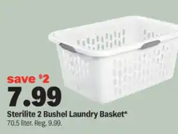 Meijer Sterilite 2 Bushel Laundry Basket offer