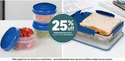 Meijer Rubbermaid Pack & Go offer