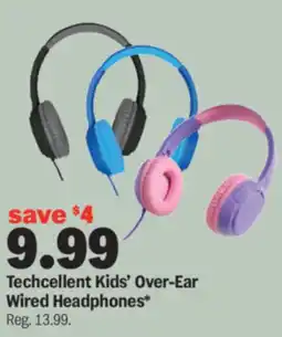 Meijer Techcellent Kids' Over-Ear Wired Headphones offer