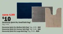 Meijer Havenstay Quick Dry Bath Rug offer