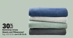 Meijer Havenstay Jersey Sheets and Pillowcases offer