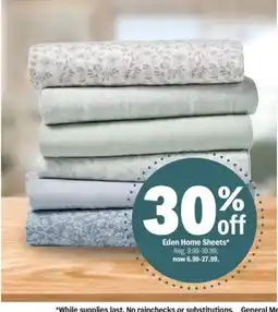 Meijer Eden Home Sheets offer