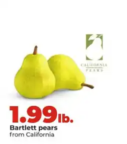 Hy-Vee Bartlett pears from California offer