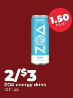 Hy-Vee Zoa energy drink offer