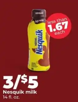Hy-Vee Nesquik milk offer