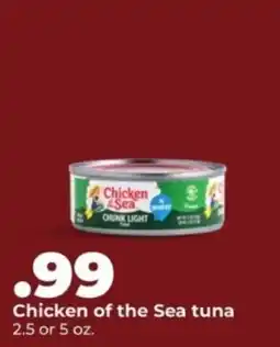 Hy-Vee Chicken of the Sea tuna offer