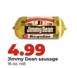 Hy-Vee Jimmy Dean sausage offer