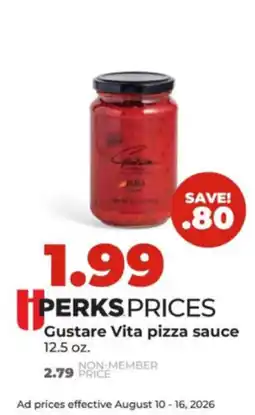 Hy-Vee Gustare Vita pizza sauce offer