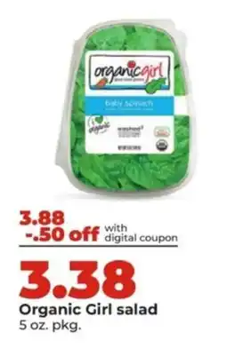 Hy-Vee Organic Girl salad offer