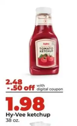 Hy-Vee Hy-Vee ketchup offer