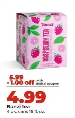 Hy-Vee Bunzi tea offer