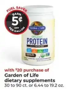 Hy-Vee Garden of Life dietary supplements offer