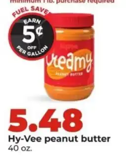 Hy-Vee Hy-Vee peanut butter offer